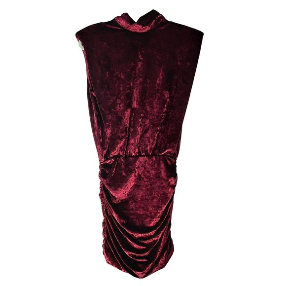 Ronny Kobo Burgundy Sleeveless Mini Dress - Picture 3 of 11
